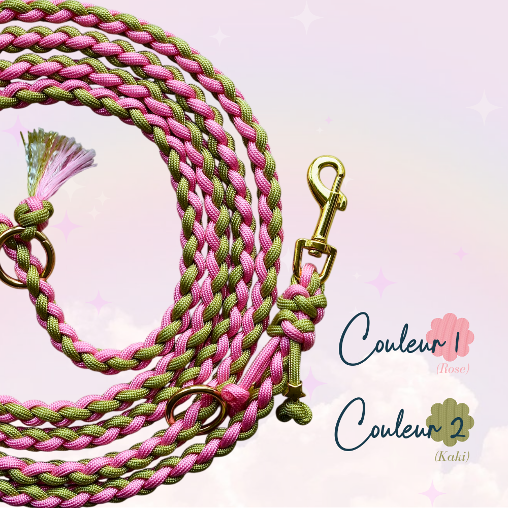 Laisse Paracorde ☆ Pinky