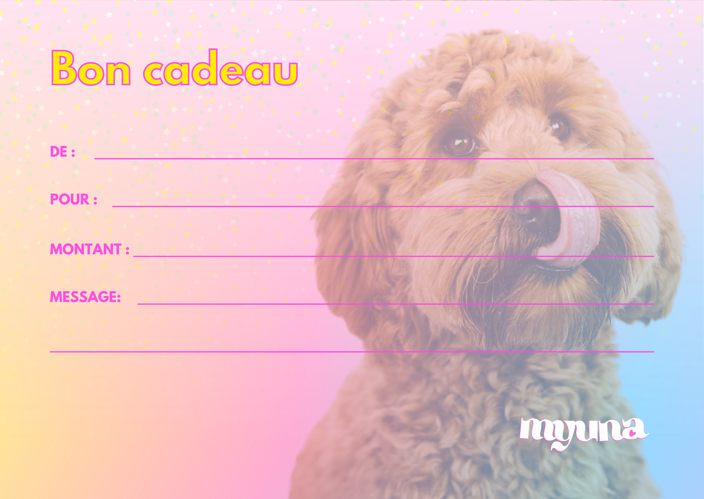 Carte cadeau ☆ Myuna