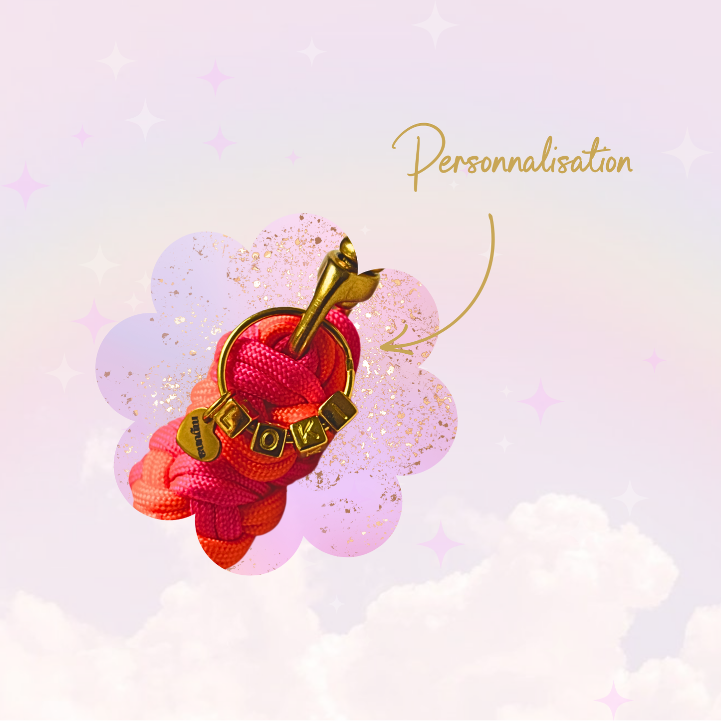 Laisse Paracorde ☆ Pinky