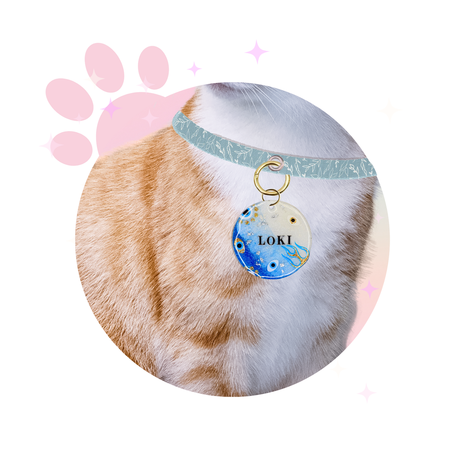 Médaille Chat ☆ Fantaisie