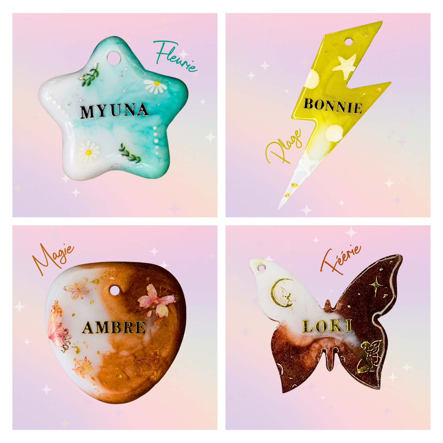 Médaille Chat ☆ Fantaisie