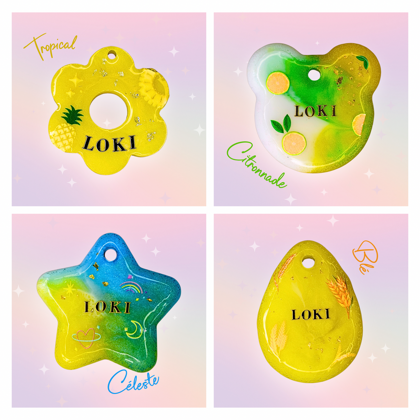 Médaille Chat ☆ Fantaisie