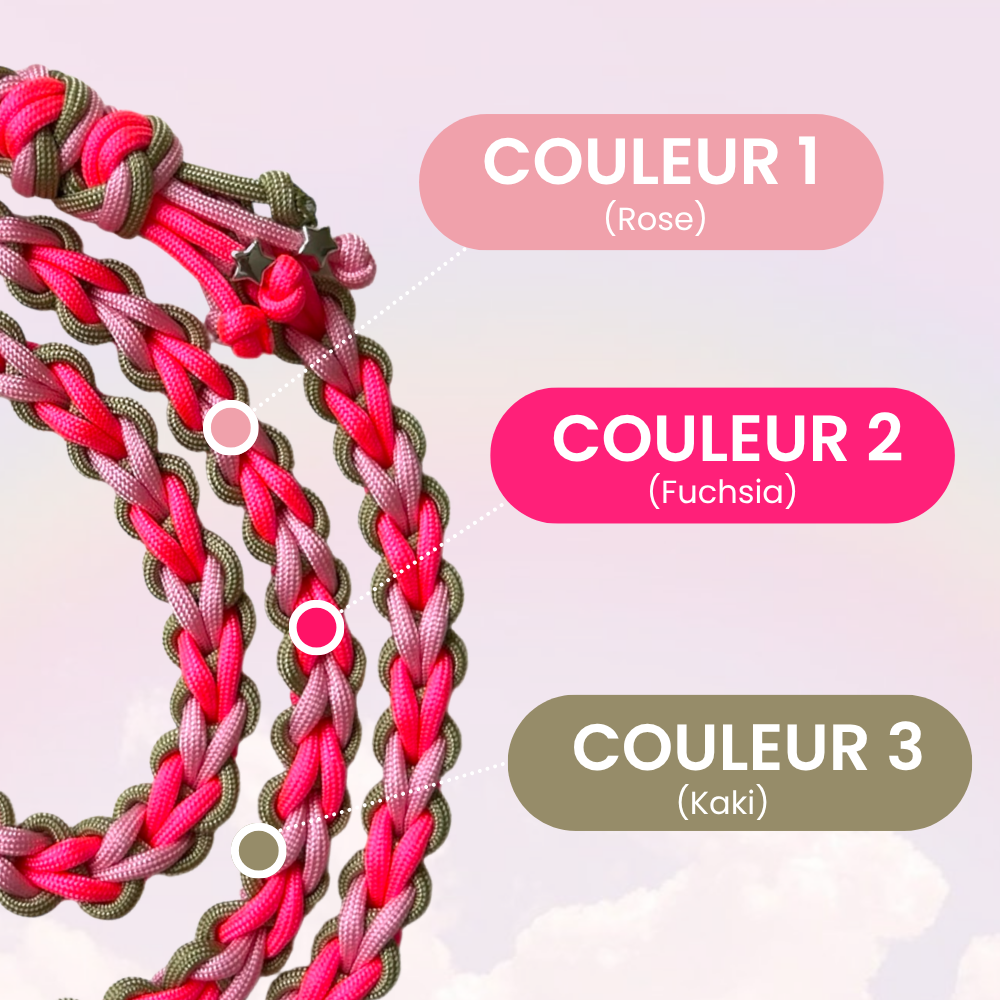 Laisse Paracorde ☆ Perle