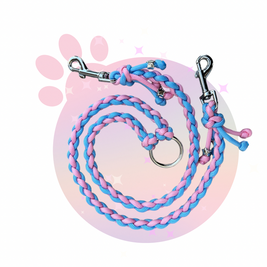 Laisse Paracorde Double ☆ Pinky