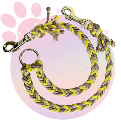 Laisse Paracorde Double ☆ Praline